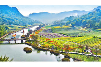 美天垃圾桶走進花田酒地旅游景區